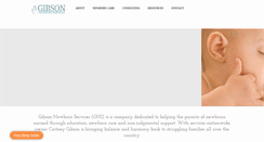 Desktop Screenshot of gibsonnewbornservices.com